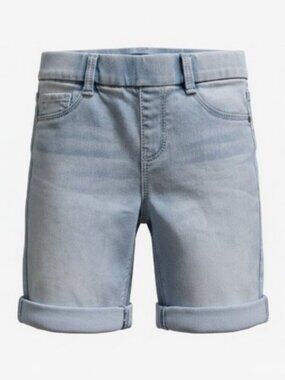 SQZ Stretch Bermuda Length Pull On Denim Shorts Girls Size 10
